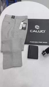 Quần tây (quần âu) Caluci màu ghi xám MTR027C Quần Âu Polyester Slim Fit Quần Tây Công Sở Việt Nam - Lazada