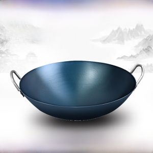 Thickened Old Style Home Use Restaurant Hotel Iron Wok Non-Stick round Bottom Commercial Use Aluminum Alloy Kitchen Cooking Pot
