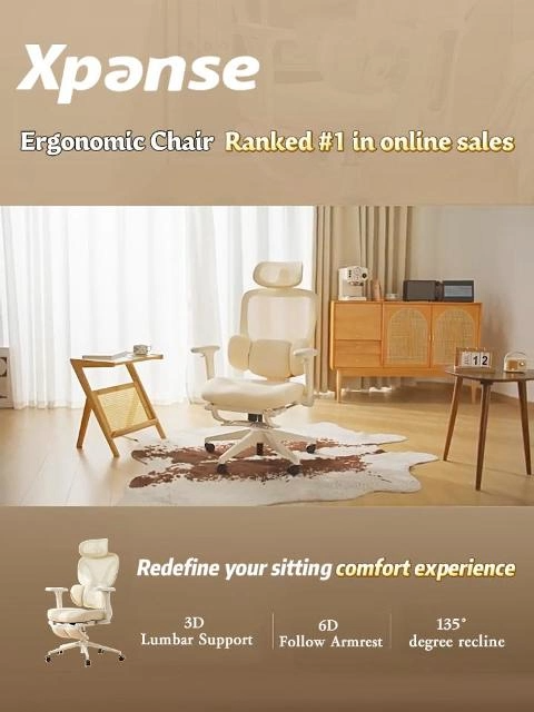 XPANSE F6 Latex Cushion Ergonomic Office Chair With Footrest Home Computer Chair 【30 Day Free Trial】