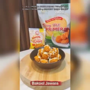 ( 1 PCS 200 gr ) PRIMERA BUBBLE / Tepung Roti BUBBLE CRUMB / CRUNCHY BREAD CRUMB