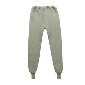 Army Green Fluffy Jacket Old-Fashioned Labor Protection Middle-Aged and Elderly Heattech Fluffy Jacket Sweat Pants Suit Medium Thick Coal Mine Cotton-Padded Clothes Overalls