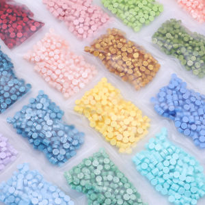 200 Hạt Sáp Dán Hình Bát Giác Thủ Công Trang Trí Thiệp Phong Bì Con Dấu Sơn Mài Dùng Cho Đám Cưới