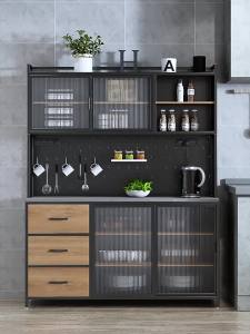 OUJUGEJIAJU | Industrial Iron Tall Cabinet for Storage