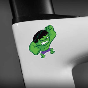 1/3 Pcs Road Bike Waterproof Stickers Superhero Reflective Decals Cartoon Anime Cute Sticker for Bicycle Frame Handlebar Helmet