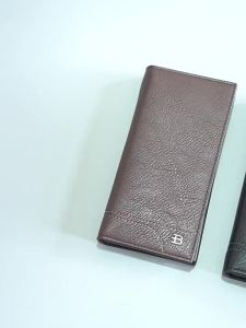 Baellerry | Baellerry RFID Wallet for Men Retro PU Leather Long Clutch Multi-Card Slot Zipper Card Holder Coin Purse Handbag