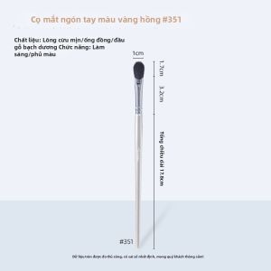 GUOXIAONIU | Cọ Mắt Mềm Từ Lông Thú Để Pha Trộn Vẽ Chi Tiết Và Tô Sáng Lông Mày