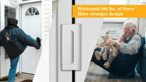 Aluminum Alloy Anti Theft Door Buckle Anti-Lock With Screws Multifunction Home Security Door Lock