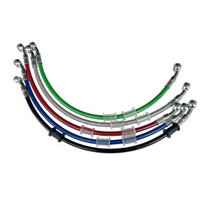 400 To 2200mm Motorcycle Hydraulic Reinforced Brake Clutch Oil Hose Line Pipe Fit ATV Dirt Pit Racing Bike MX