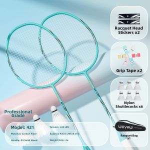 WAVAW | Ultra-light Durable Carbon Fiber Badminton Racket