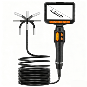 360 ° rotating dual-lens endoscope 3.9/6.0MM 5-inch IPS endoscope inspection camera automotive mechanical industrial endoscope