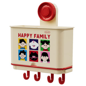 Nooth Hola Wall-Mounted Suction Cup Chopsticks Storage Box Kitchen Rack No Drilling Required Chopstick Holder Stand Organizer