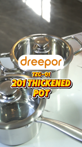 Dreepor Non Stick Cookware Set Soup Pans Non Stick Pot Set 3 In 1 Non Stick Pan Non Stick Wok Set