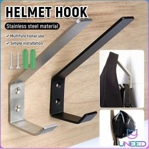 UNeed Motorcycle Helmet Hook Stainless Steel Hook Multi Functional Wall Mount Rack Hanger Hook 1Pc