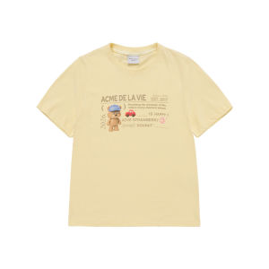 Acme de la vie | New Arrival Round Neck Casual Pure Cotton T Shirt