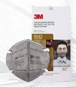 ( đeo đầu ) khẩu trang 9542v9542 có van và không van dây đeo sau đầu chống bụi tốt