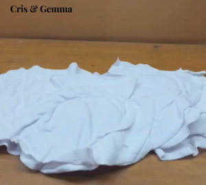 5pcs Multi Purpose Round White Rags- Basahan Bilog Cleaning Material/ Recycle Clothe/ Eco-Friendly