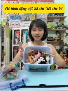 Bộ Đồ Chơi Mô Hình Động Vật 58 Chi Tiết Cho Bé Bao Gồm 20 Con Vật To 24 Con Vật Nhỏ 14 Chi Tiết Tiểu Cảnh