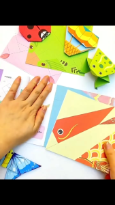 Geetoy 30pcs Origami Kit Handmade Paper Folding Arts Creativity Training Educational Toy for Kids