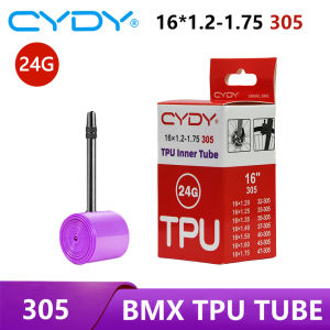 CYDY Bicycle TPU Inner Tube 16 305 16x1.20 1.25 1.35 1.4 1.5 1.6 1.75 Inch Valve 45mm Tyre Camera BMX GRAVEL Bike Tire Penu 24G