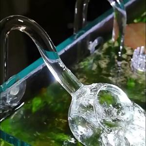 Clear Glass Lily Pipe Outflow and Skimmer Inflow With Suction Cup 13mm 17mm For Aquarium Planted Fish Tank Aquatic Filter System
