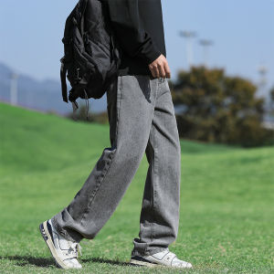 กางเกงลําลองชายเสื้อผ้า Y2k กางเกงหลวมตรงผลิตภัณฑ์ย้อนยุคกีฬาเสื้อผ้าผู้ชายผู้ชายและผู้หญิงกางเกงผู้ชายกางเกงยีนส์