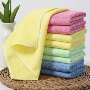 1/4/12PCS Microfiber Cleaning Cloth Absorbent Towel for Wash Car Housework Clean Kitchen Cleaning Rags Household Clean Tools