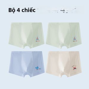 MiiOW | Quần lót trẻ em Modal Cotton mềm mại Quần lót nam trẻ em Quần lót bốn góc thoải mái Quần lót trẻ em không bó sát