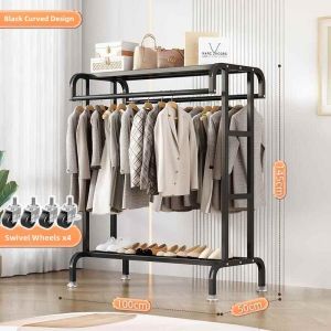 Folding Mobile Indoor Outdoor Drying Rack
