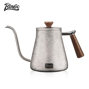 Bincoo Hand Brewed Coffee Pot Titanium Fine Mouthed Pot Coffee Kettle Coffee Utensil Outdoor Household 800ML