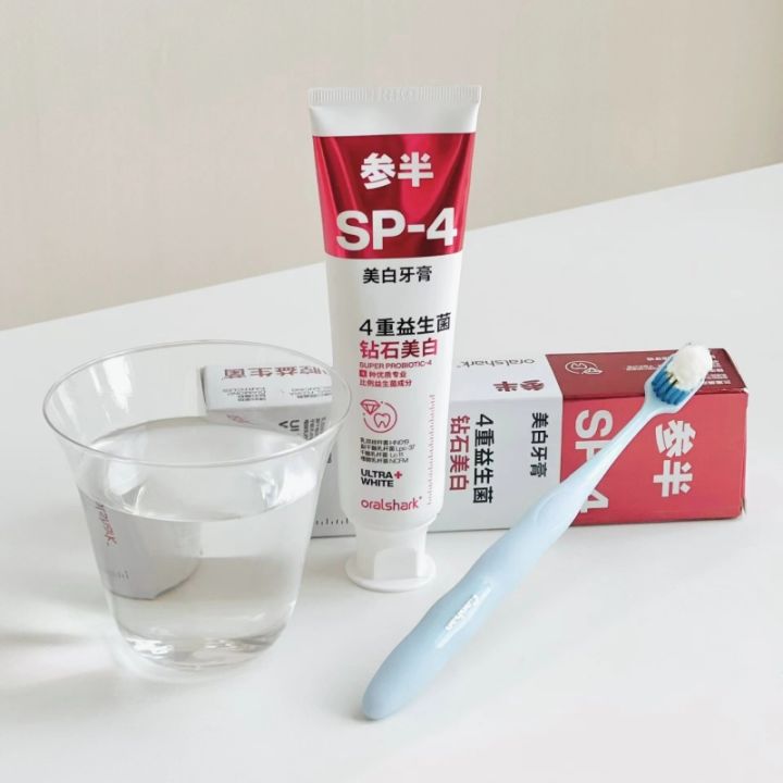 Mixed SP4 Oral Shark Toothpaste Hydroxyapatite Anti-Sensitivity ...