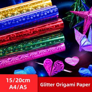 Borrence 20/100 Sheets Multicolored Origami Paper Color Gradient Origami Paper Diy For Student Adults Square Folding Paper Gifts