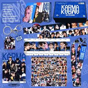 Chiikawa | Stock Clearance NEW K-POP Chiikawa Fan Support Gift BoxPhotocardsStickersKeychainMerch CollectionRUN ITSKSTAY