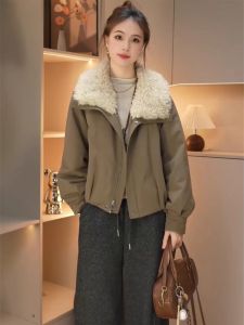 SHIMO | Fluffy Lambswool Warmth Thickened Winter 2025 New Style Loose Jacket