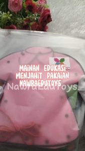 Mainan Edukasi MENJAHIT PAKAIAN Montessori