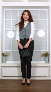 Rompi Vest Formal Wanita Untuk Kerja Kantor dan Kasual Bahan Import Premium Hight Quality