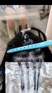 Salon Hair Aluminum Foil 50m*12cm Special Pick-Dye Tin Paper Hairdressing Coloring Styling Perming Tools Aluminum Foil for Hair Highlights Perm Tint Hair Styling Coloring Highlight Nail Art Hair Salon Tools Hairdressing Accessories