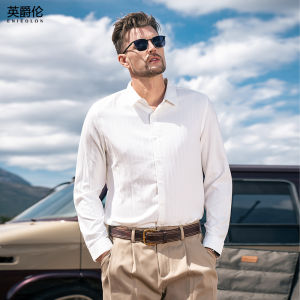 Enjeolon | Elegant Casual Business Shirt Long Sleeve