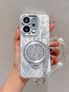 ฝาป้องกันโทรศัพท์แบบหมุนได้พร้อมขาตั้ง เข็มขัดเงินสำหรับ OPPO Reno15 Reno14 Reno13 Reno12 pro Reno11 Reno10 ฝาป้องกันแบบครอบเต็ม ฝาป้องกันกล้อง เคสโทรศัพท์แบบนิ่ม