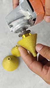 38/50 mm Diamond Beveling Chamfer Bit Cone M10 Thread Punching Expanding Drill Bit Angle Grinders Trimmer Drill Bit
