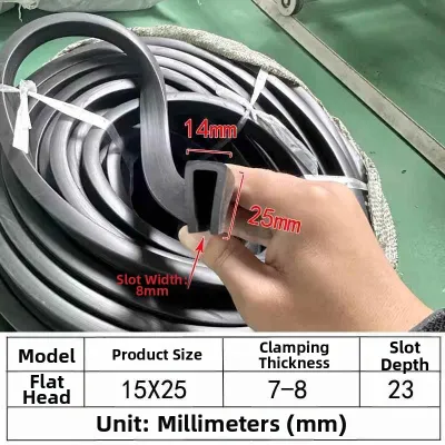 MEISITEKEKE | Plastic Rubber Seal Strip Edging Anti-Collision Strip
