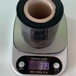 Cuộn Màng PE Đen 10cm nặng 380gr rộng 10cm màng pe bọc hàng hoá - Shop Út Lớn