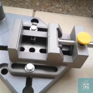 Bench Drill Press Vise Aluminum Alloy Corner Clamp Tool HeavyDuty Adjustable Jaw Wide Compatibility Multi-Angle Clamping