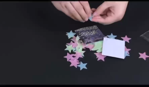 fashion 100 Pcs Room Luminous Star Glow In The Dark With small Moon