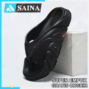 Sandal Gunung Pria Keren Casual Terbaru Tebal Empuk EVA Size 39-44 Sepatu Sendal Jepit Pria Slide Casual Anti Slip Flip Flop