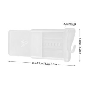 Bộ Chia Ngăn Tủ Lạnh Trong Suốt 4 Món Có Thể Thu Gọn Kẹp Đựng Đồ Dùng Nhà Bếp Dành Cho Chai Lọ Dụng Cụ Sắp Xếp Cửa Bên