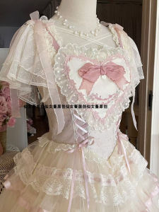 Áo Sơ Mi Lolita Mùa Hè Mỏng Tay Ngắn Vải Polyester Phong Cách Đường Phố Thường Ngày Cho Nữ