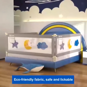 Bed Rails for Baby Queen/King Size Safety Guard with Easy Slide Down Design