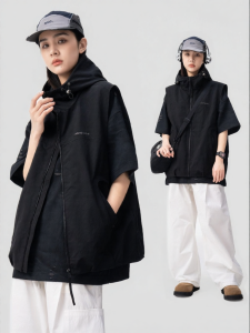 AOGZ | Hooded Casual New Utility Mountain Loose Vest