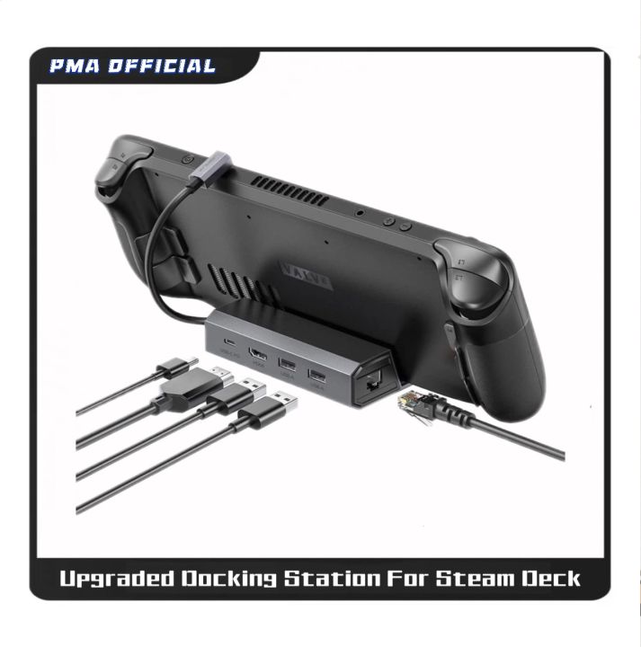 【Ready Stock】Jsaux Steam Deck Dock 6in1 HB0603 4K60HZ PD100W USB3.0