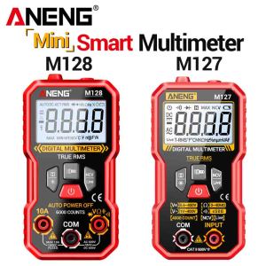 ANENG | ANENG M127 M128 Digital Multimeter 4000/6000 Counts True RMS NCV Live Wire Detector AC DC Voltage Resistance Capacitance Electri